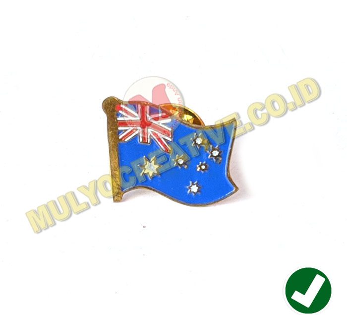 Pin Bendera  Negara Australia Pin Flag Australia pesan 