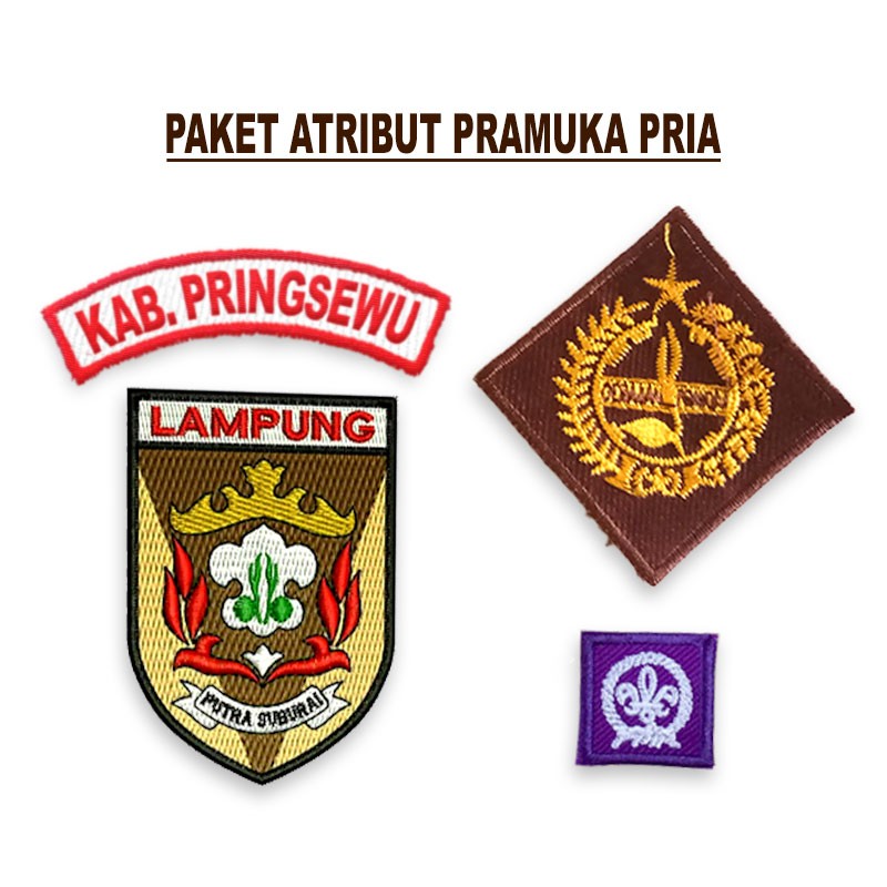 Pesan Bordir Kwarcab Pramuka Kwarda Provinsi Lampung | Pesan Pin Enamel ...