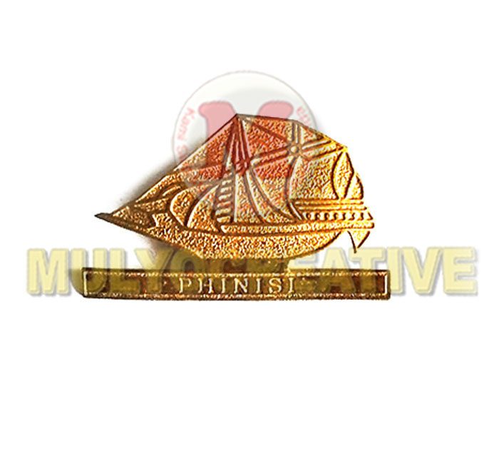 Grosir Pin  Figur Perahu Phinisi Bahan Logam Kuningan Harga  