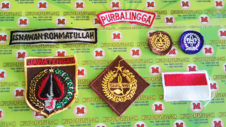 Pesan Bordir Atribut Pramuka - Bordir Bed Pramuka - Badge Pramuka ...